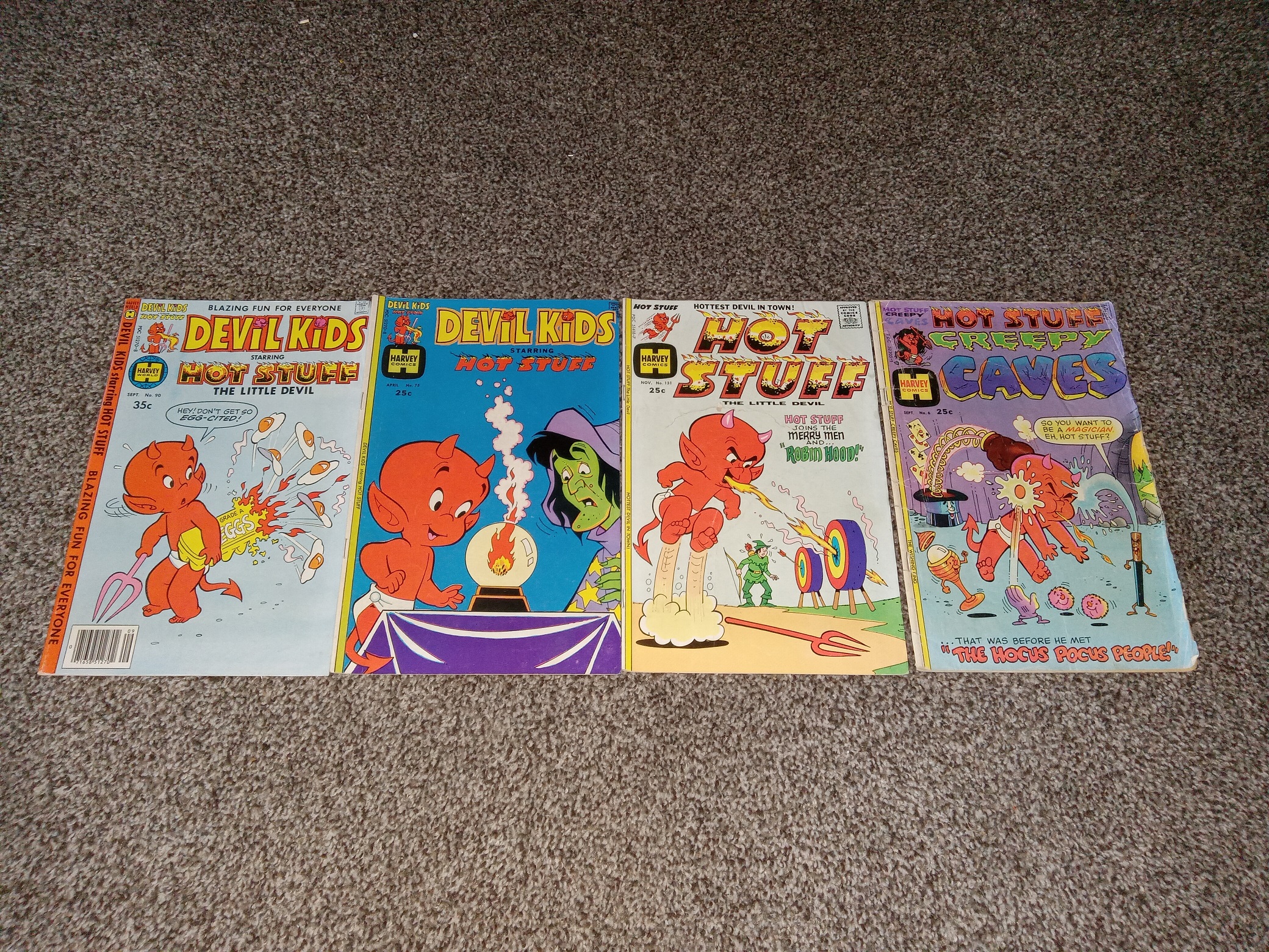 4 Devil Kids Starring Hot Stuff The Little Devil Comic Books (See Details)