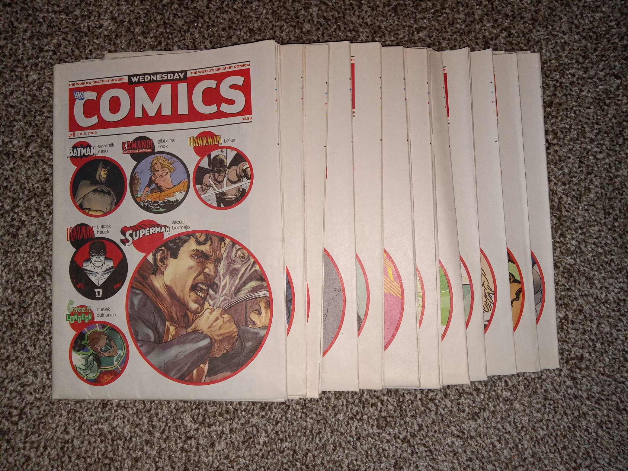 Wednesday DC Comics Issues 1-12 (See Details)