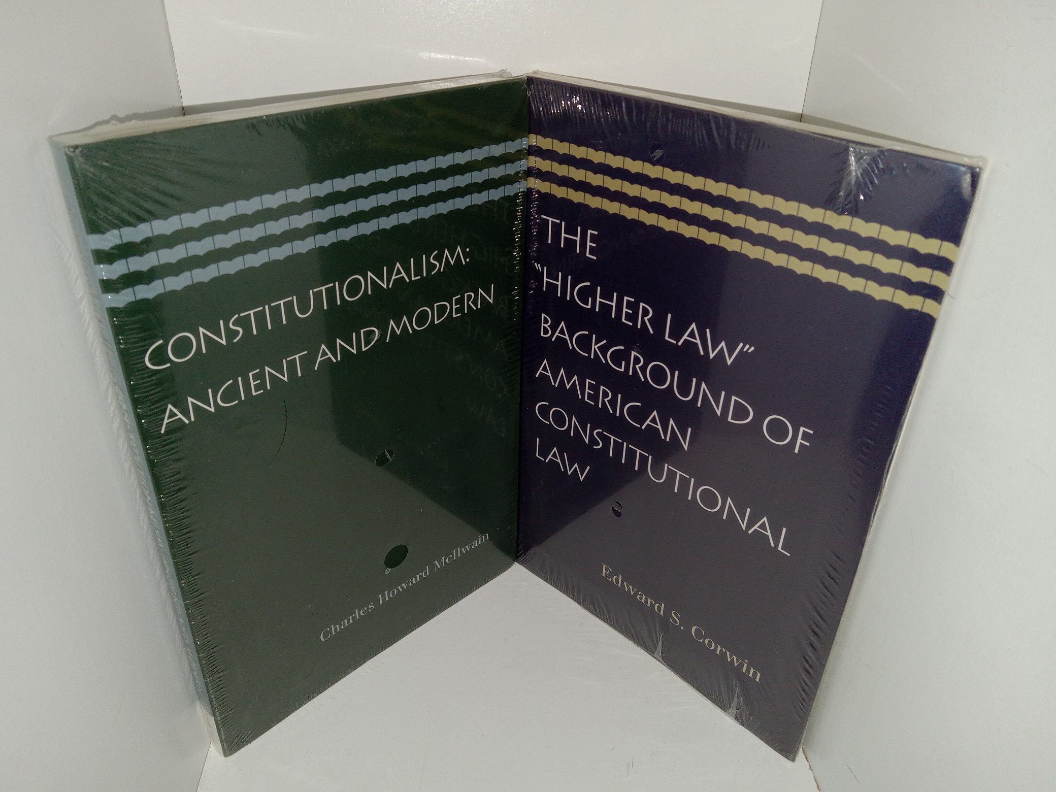 2 New Books on Constitutions in Politics: Constitutionalism: Ancient and Modern / The “Higher Law” Background of American Constitutional Law (See Details)