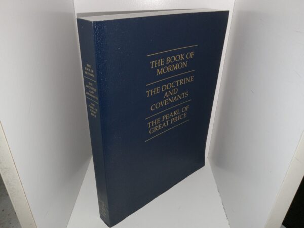 LDS, Large Print, dark blue, vinyl Triple Combination (2002)