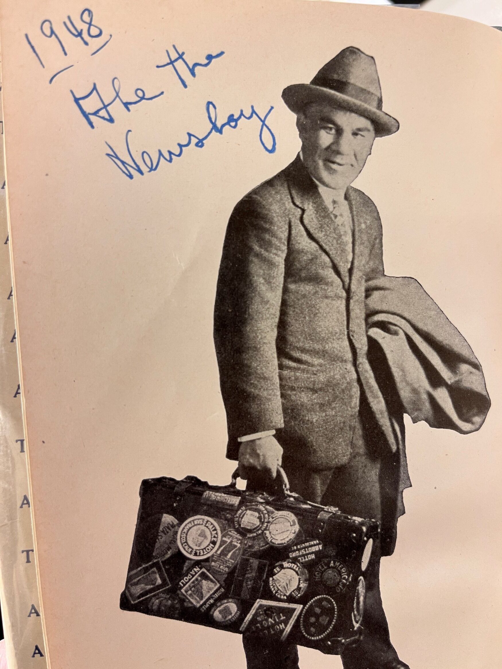 1947 – The Life Story of Abe the Newsboy: Hero of a Thousand Fights – Abraham Hollandersky (Signed) – Hardcover