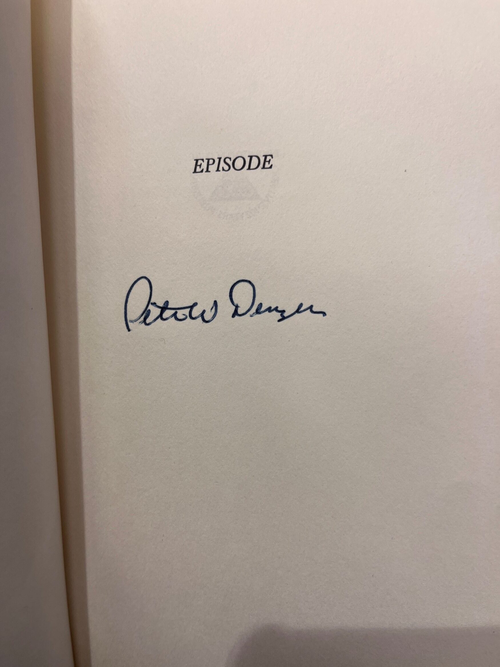 1954 – Episode – Peter W. Denzer – Hardcover