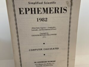 Simplified Scientific Ephemeris 1982