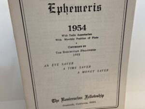 Simplified Scientific Ephemeris 1954
