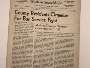 The Western Searchlight: Vol. 1, No. 1, June 25, 1940