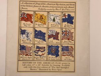 A Collection of Flags of the American Revolution poster