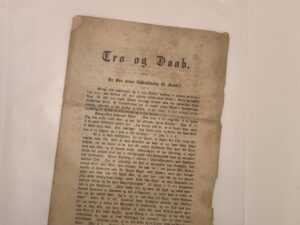 Tro og Daab: Er Tro Alene tilstraekkelig til frelse? (Danish: Faith and Baptism: Is Faith Alone Sufficient for Salvation?) (Pamphlet) (1897)