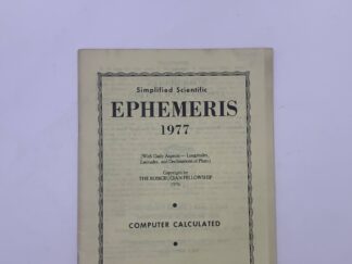 Simplified Scientific Ephemeris 1977