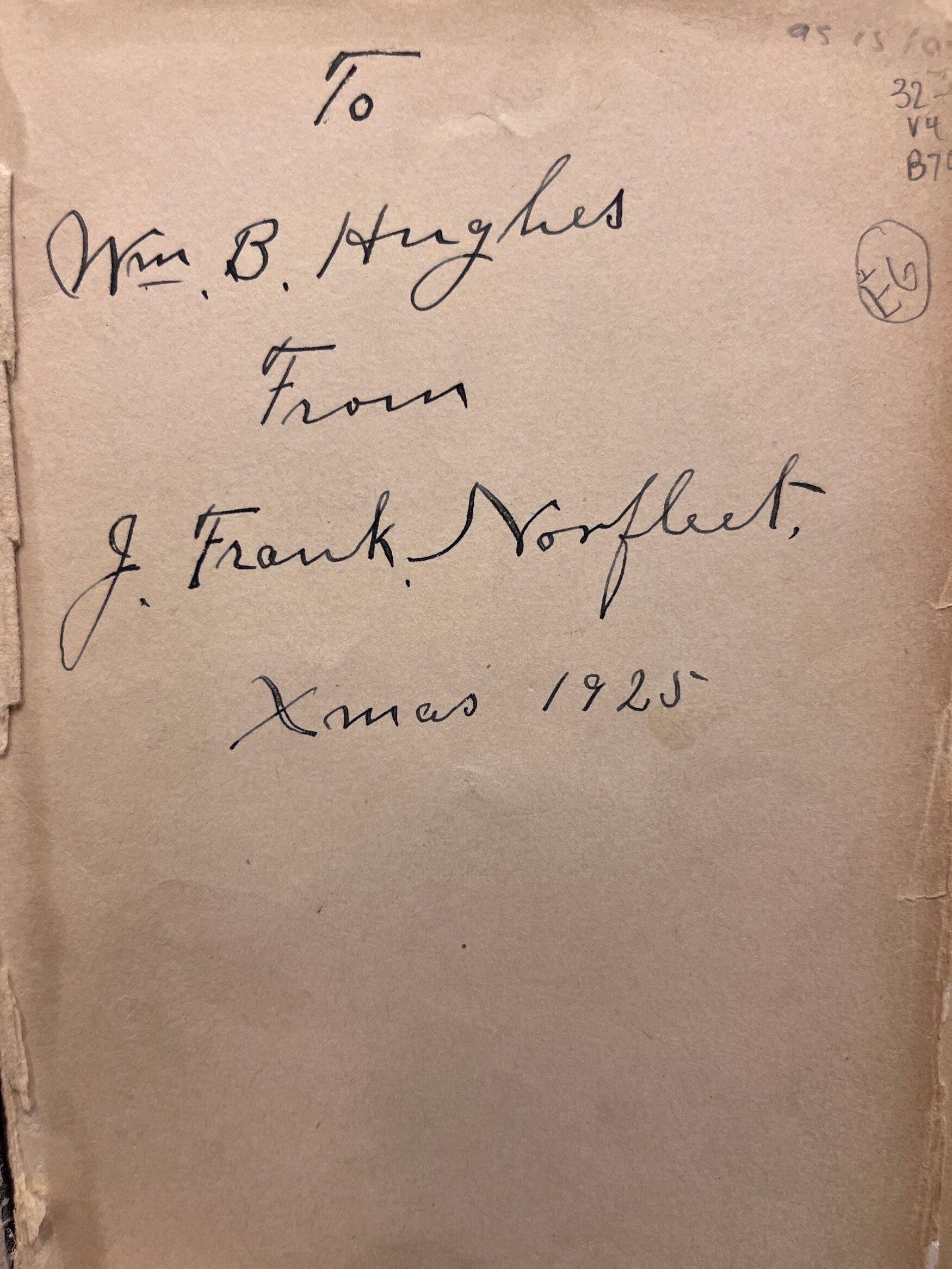 1924 – Norfleet – J. Frank Norfleet – Hardcover