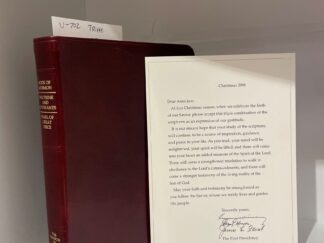 1981 - The Book of Mormon, The Doctrine and Covenants, and The Pearl of Great Price (w/ note) - The Church of Jesus Christ of Latter-Day Saints - Softcover
