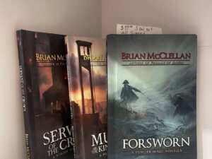 Brian McClellan (3 Vol. Set (Signed)) (Servant of the Crown, Murder at the Kinnen Hotel, Forsworn)
