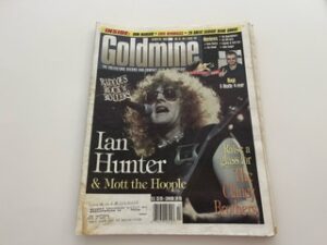 1999- Goldmine: Ian Hunter & Mott the Hoople – March 26,1999 Vol. 25 No. 7 Issue 487
