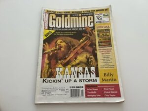 2000- Goldmine: Kansas Kickin’ Up a Storm- July 14,2000 Vol. 26 No. 14 Issue 521