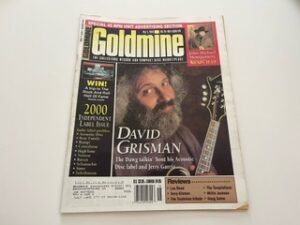 2000- Goldmine: David Grisman- May 5th, 2000 Vol. 26 No. 9 Issue 516