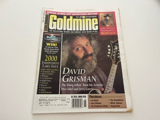 2000- Goldmine: David Grisman- May 5th, 2000 Vol. 26 No. 9 Issue 516
