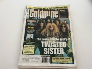 2000- Goldmine: The Power and the glory of Twisted Sister- January 28,2000 Vol. 26 No. 2 Issue 509