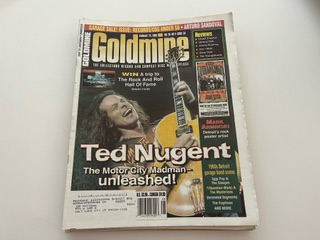 2000- Goldmine: Ted Nugent- February 25,2000 Vol. 26 No. 4 Issue 511