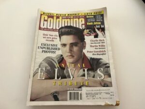 1999- Goldmine: Annual Elvis Tribute- January 15,1999 Vol. 25 No. 2 Issue 482