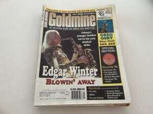 2000- Goldmine: Edgar Winter Blowin’ Away- October 6,2000 Vol. 26 No. 20 Issue 527