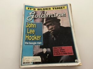 1992- Goldmine: John Lee Hooker: the boggie man – March 20,1992 Vol. 18 No. 6 Issue 304