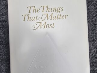 1978 – The Things That Matter the Most, Lowell L. Bennon