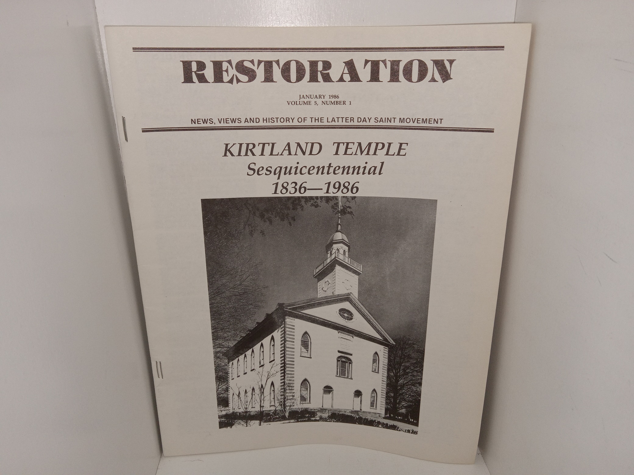 Restoration: News, views and History of the Latter Day Saint Movement: Vol. 5, No. 1, January 1986 (1986)