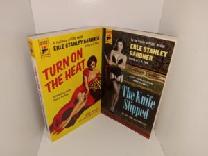 2 Hard-Boiled Crime Novels by Erle Stanley Gardner: Turn on the Heat / The Knife Slipped (See Details)