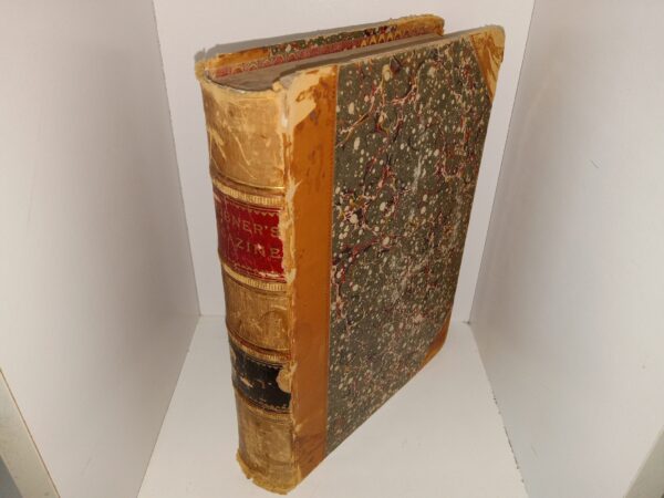 Scribner’s Magazine: Vol. 1, January-July (3/4 Leather) (1887)