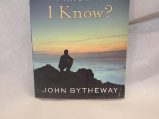 How Do I Know If I Know-paperback-2014-John Bytheway