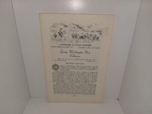 Daughters of Utah Pioneers: Lesson for January, 1973: George Washington Sevy Colonizer (1973) ~ Compiled by Kate B. Carter