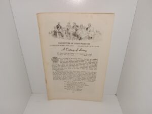 Daughters of Utah Pioneers: Lesson for February, 1964: A Century of Living (1964) ~ Compiled by Kate B. Carter