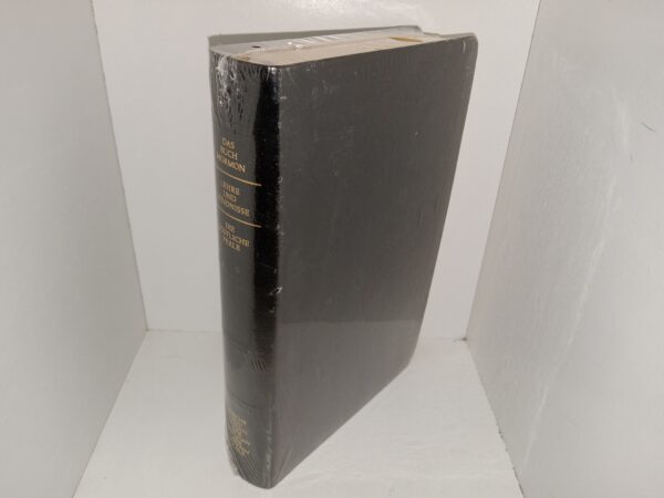LDS, German, Black, Bonded Leather, Triple Combination (New) (Unknown Author)