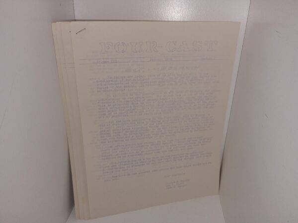 7 Issues of Four-Cast for the Year 1962 9Some in Multiples)