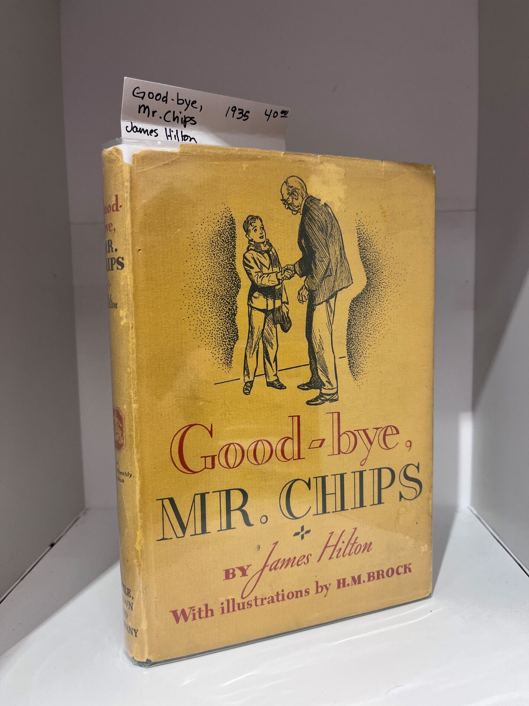 1935 – Good-bye, Mr.Chips – James Hilton – Hardcover