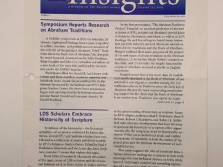 FARMS Insights Vol 22 No 2 2002