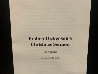 Brother Dickenson's Christmas Sermon (2002)