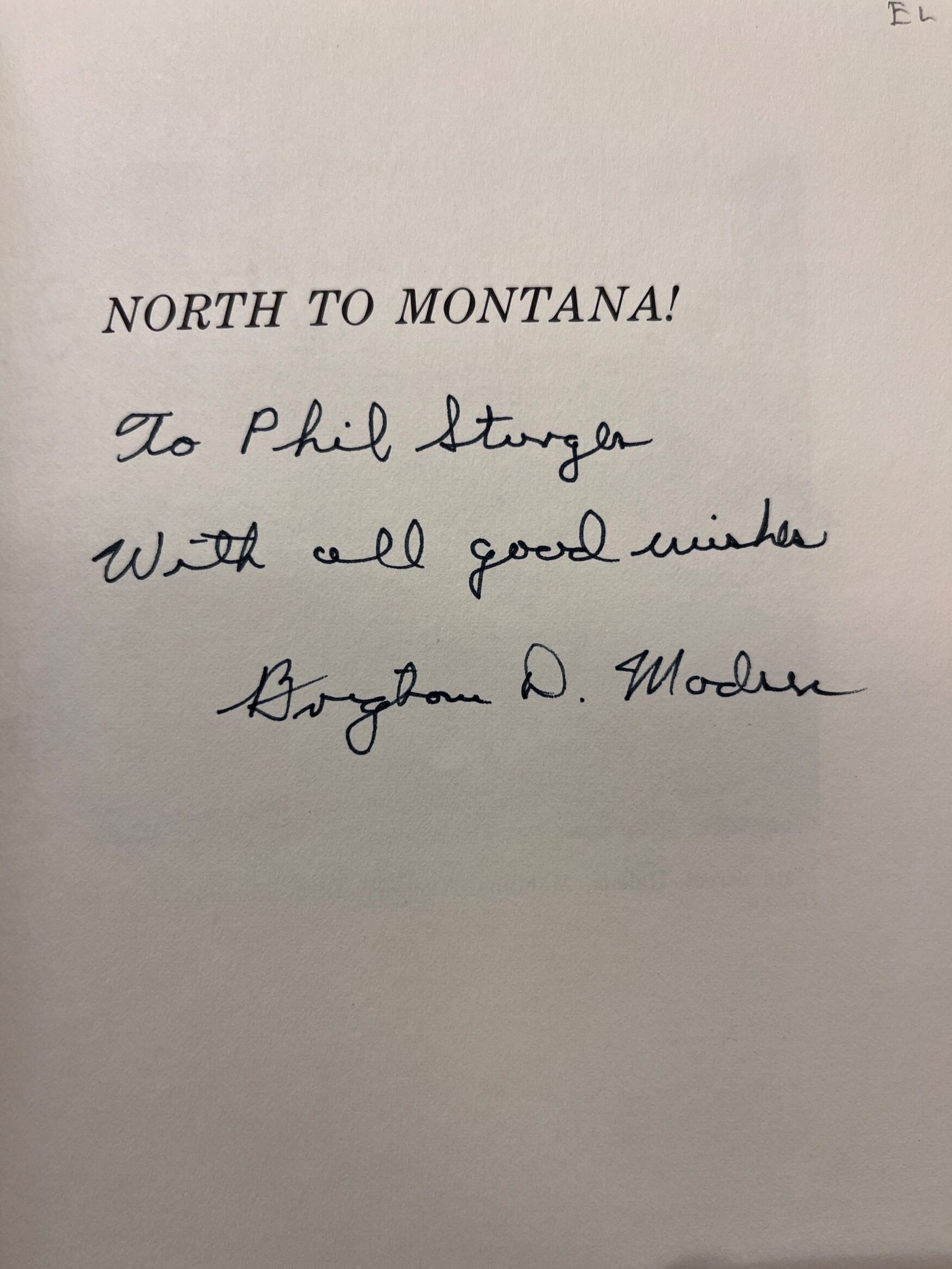 1980 – North to Montana! – Betty M. Madsen, Brigham D. Madsen (Signed) – Hardcover