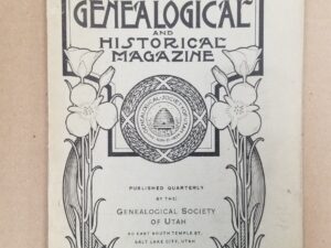 Utah Genealogical Historical Magazine, July 1912 — “Beginning of the Scandinavian Mission”