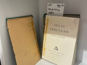 1957 – Atlas Shrugged, Ayn Rand (First Edition), Hardcover
