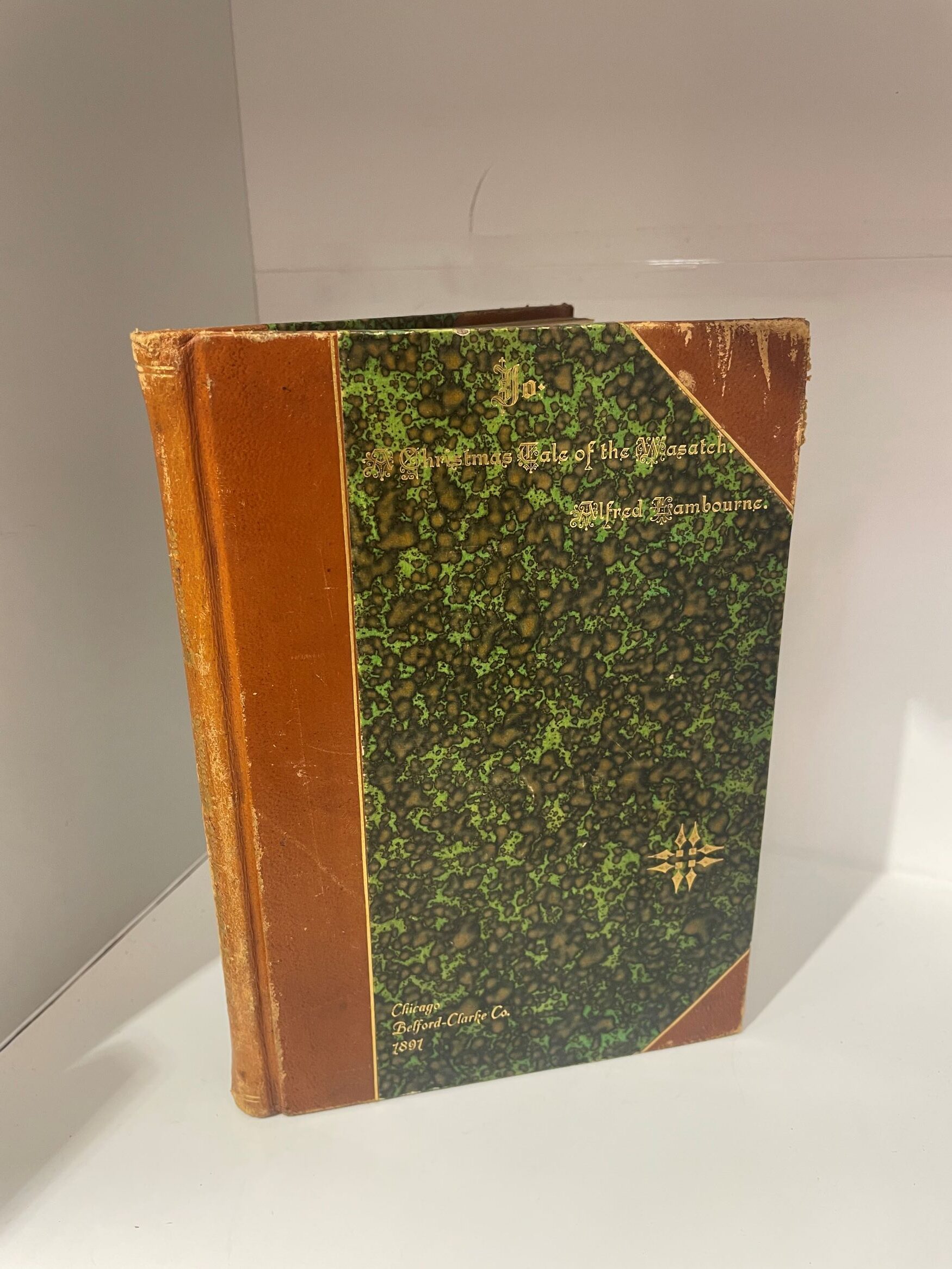 1891 – Jo, A Christmas Tale of the Wasatch, Alfred Lambourne (First Edition), Hardcover