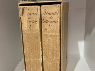 1801-Manuel de Littérature Française: Comprenant, 1° des Notices Biographiques Et Littéraires; 2°-Amédé de Rougemont-Hardback