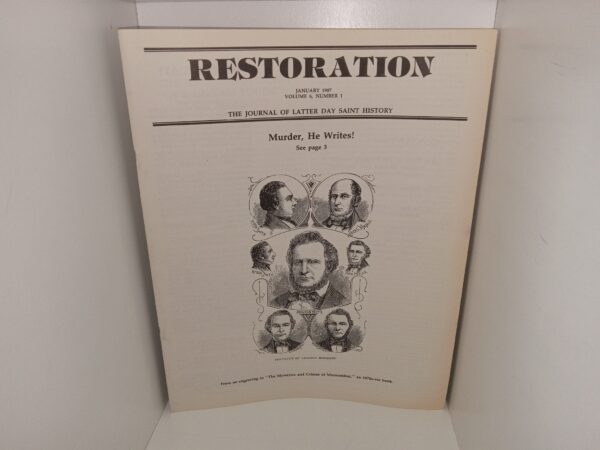 Restoration: The Journal of Latter Day Saint History: Vol. 6, No. 1, January 1987 — Brigham Young Poisoned?