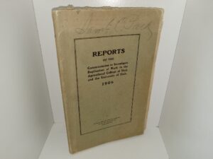 Reports of the Commissission to Investigate Duplication of Work in the Agricultural College of Utah and the University of Utah (1906) ~ Unknown Author