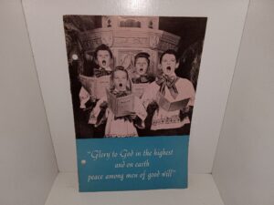 “Glory to God in the Highest and on Earth Peace Among Men of Good Will”: Tast and Odor Control Journal: Vol. 25, No. 12, December, 1959 (1959)