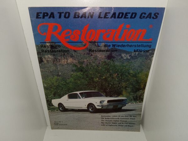Restoration: Vol. 1, No. 3 (Magazine) (Unknown Publishing Date)