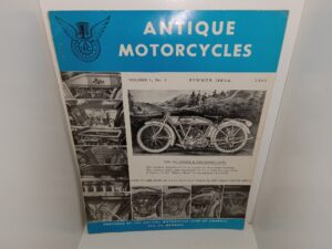 Antique Motorcycles: Vol. 1, No. 2, Summer Issue, 1960 (1960)