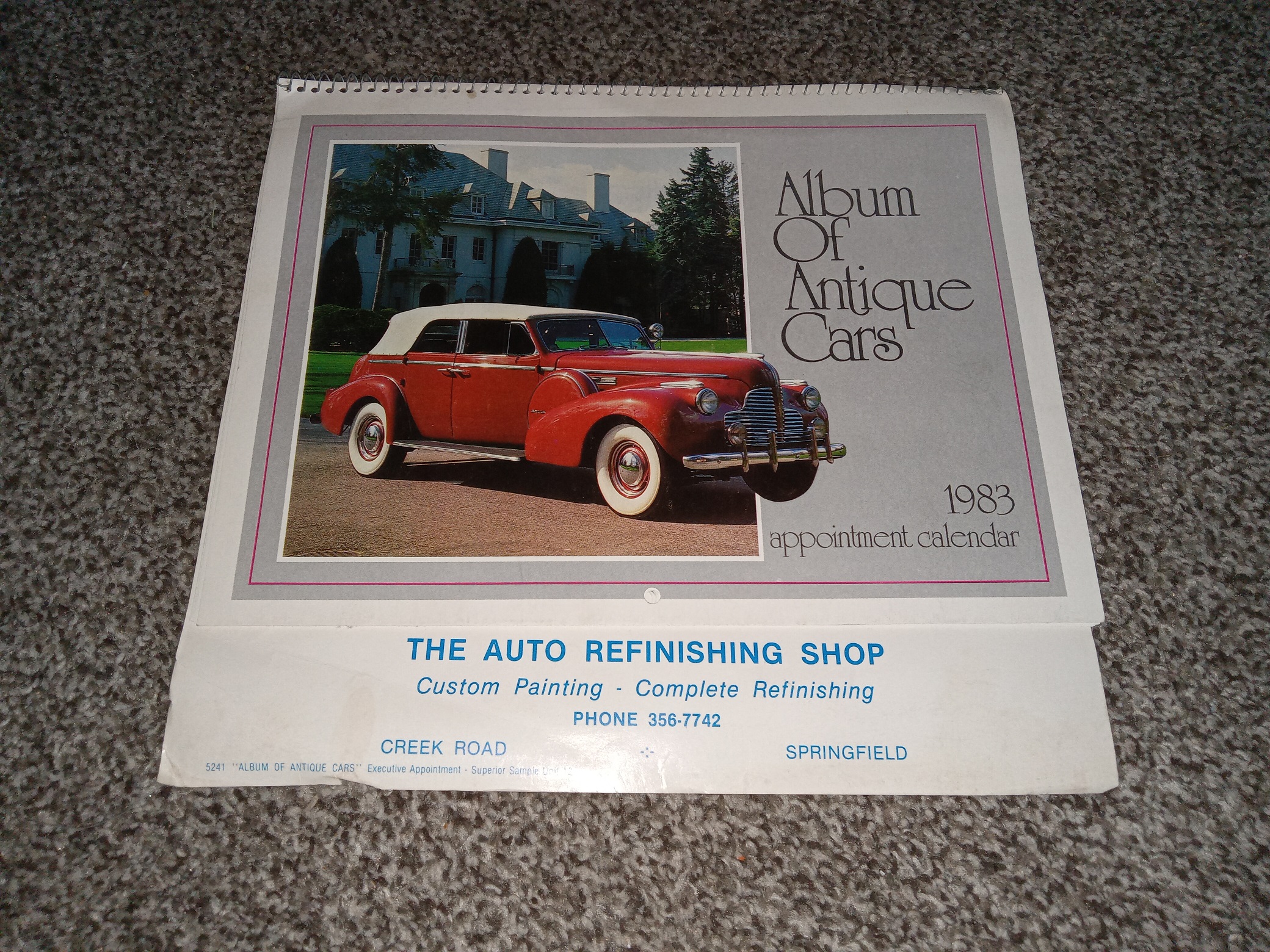 Album of Antique Cars: 1983 Appointment Calendar (1983)