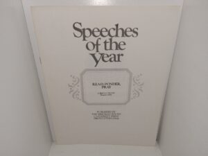 Speeches of the Year: Read, Ponder, Pray: Loren C. Dunn, March 7, 1972 (1972) ~ by Loren C. Dunn, Published by The Brigham Young University Press, Provo, Utah 84601
