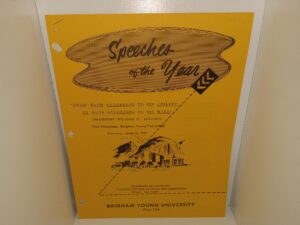 Speeches of the Year: “From Each According to His Ability, to Each According to His Need”: Brigham Young University, Provo, Utah (1954) ~ by President William F. Edwards