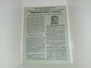 Salt Lake City Messenger: Issue No. 47, March 1982 (Unbound) (1982)